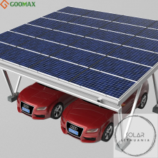 Gommax saulės elektrinė pavėsinė